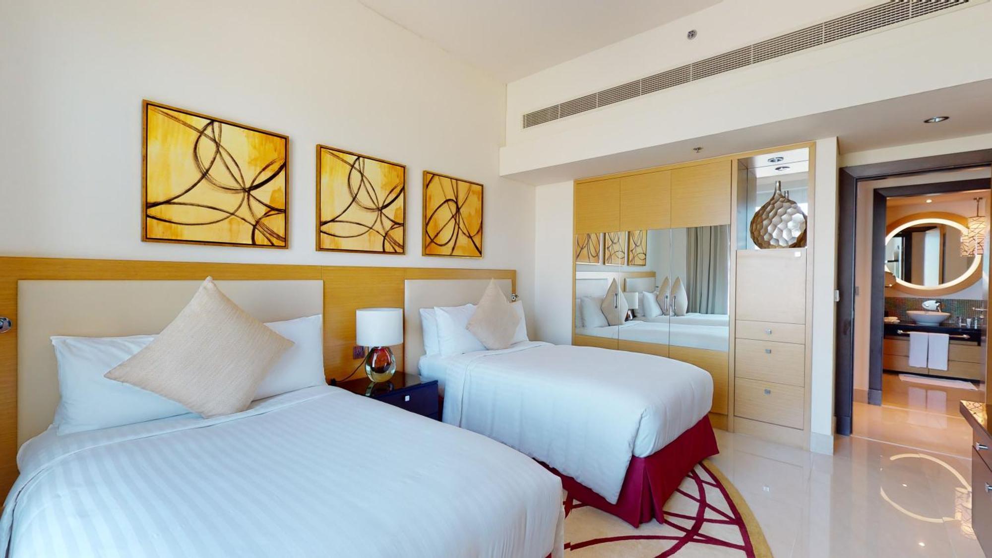 شقق ماريوت الفندقية , الجداف دبي الغرفة الصورة Deluxe Room