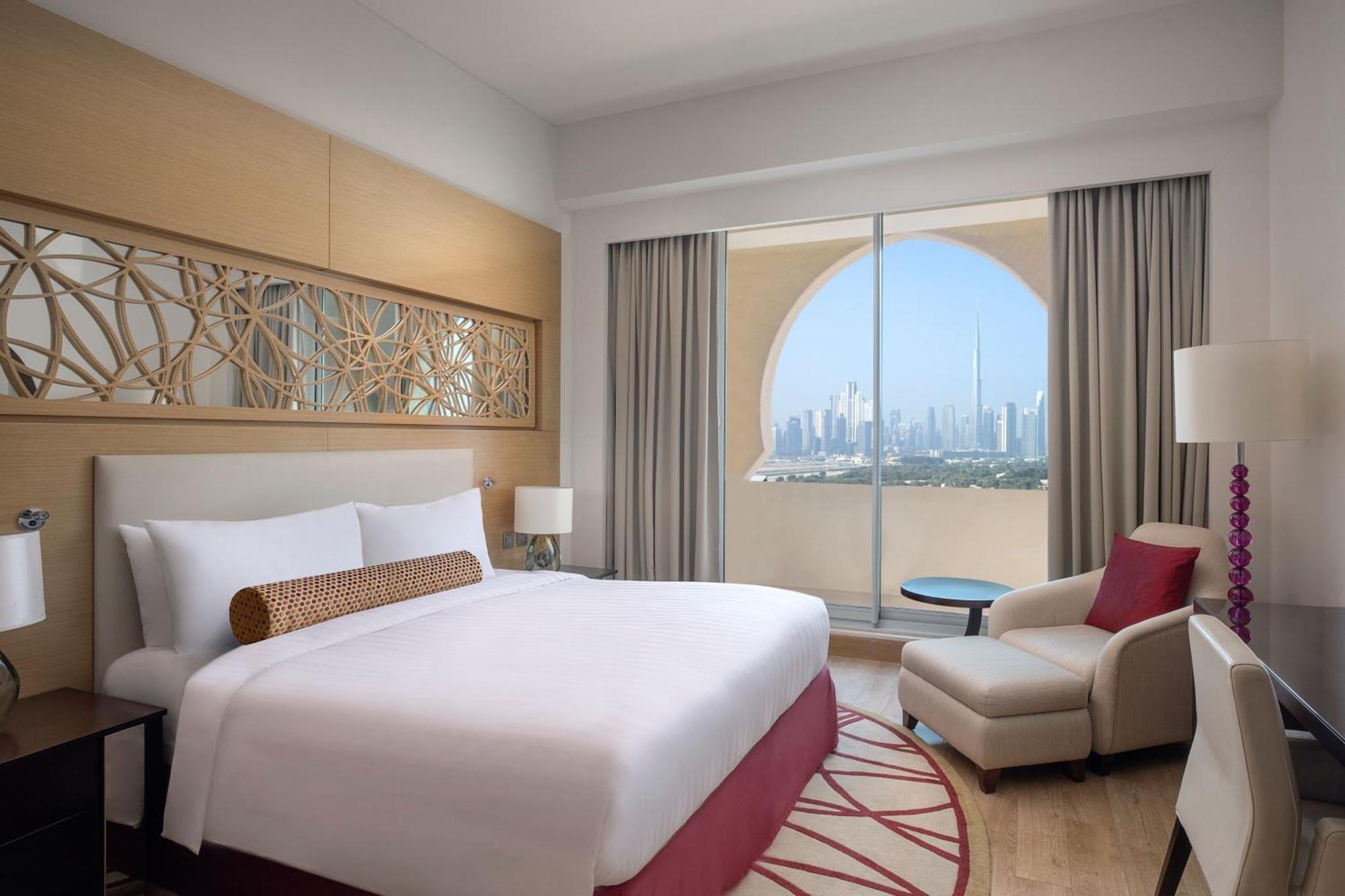 شقق ماريوت الفندقية , الجداف دبي المظهر الخارجي الصورة A bedroom at the hotel