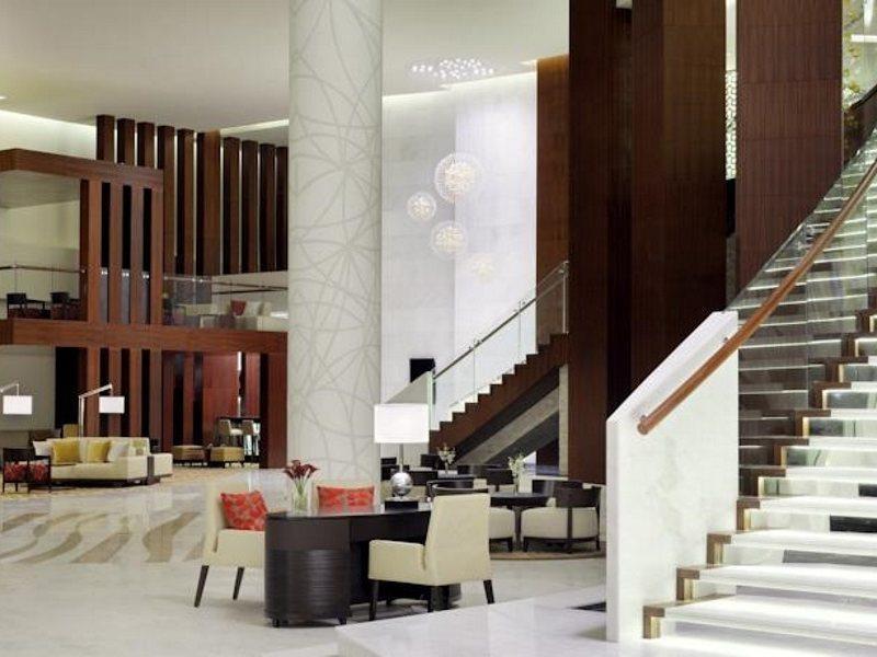 شقق ماريوت الفندقية , الجداف دبي المظهر الخارجي الصورة The lobby of the hotel